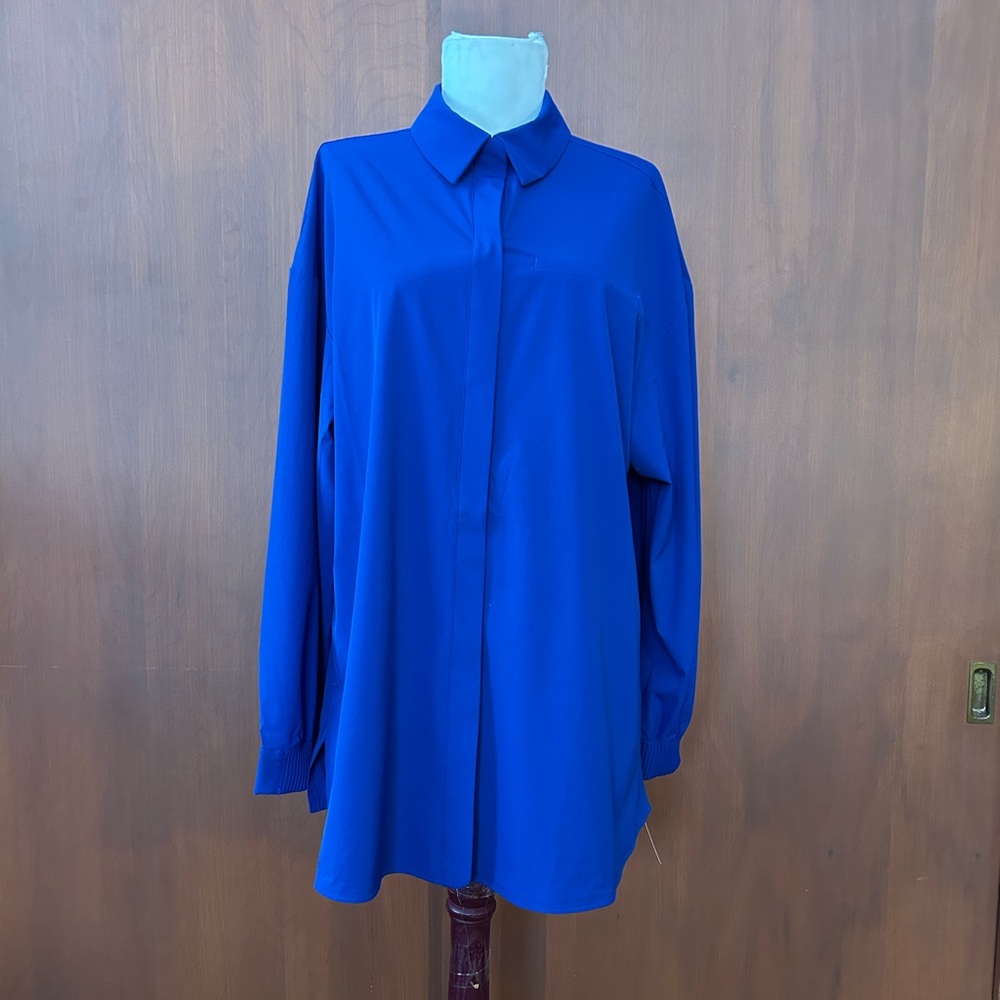 NWT Nike Dri-FIT Royal Blue Blouse